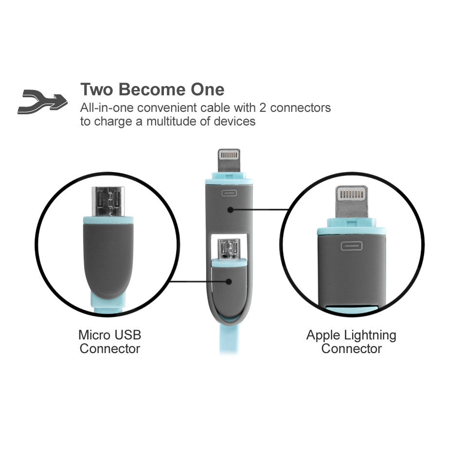 iDroid 2-in-1 Cable - Apple iPad 4 Cable