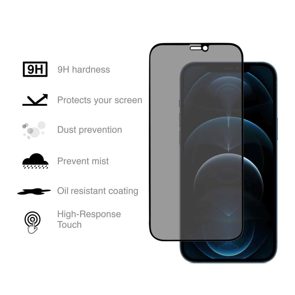 ClearTouch Glass Privacy - Apple iPhone 12 Pro Max Screen Protector