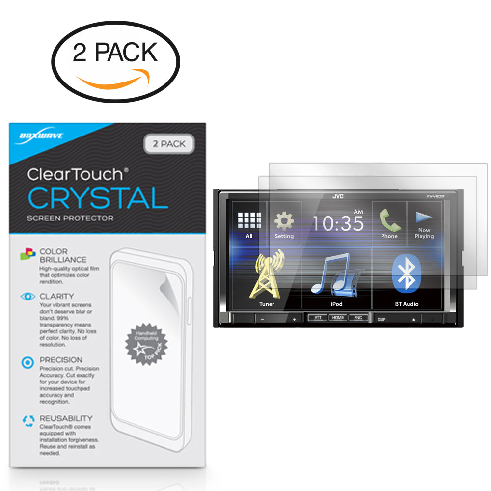 ClearTouch Crystal (2-Pack) - JVC KW-V420BT Screen Protector