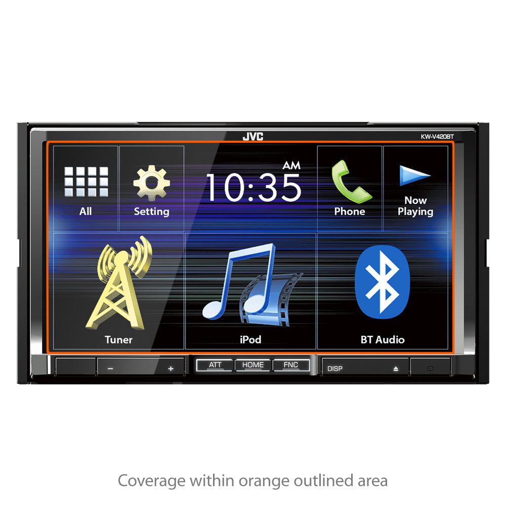 ClearTouch Crystal (2-Pack) - JVC KW-V420BT Screen Protector