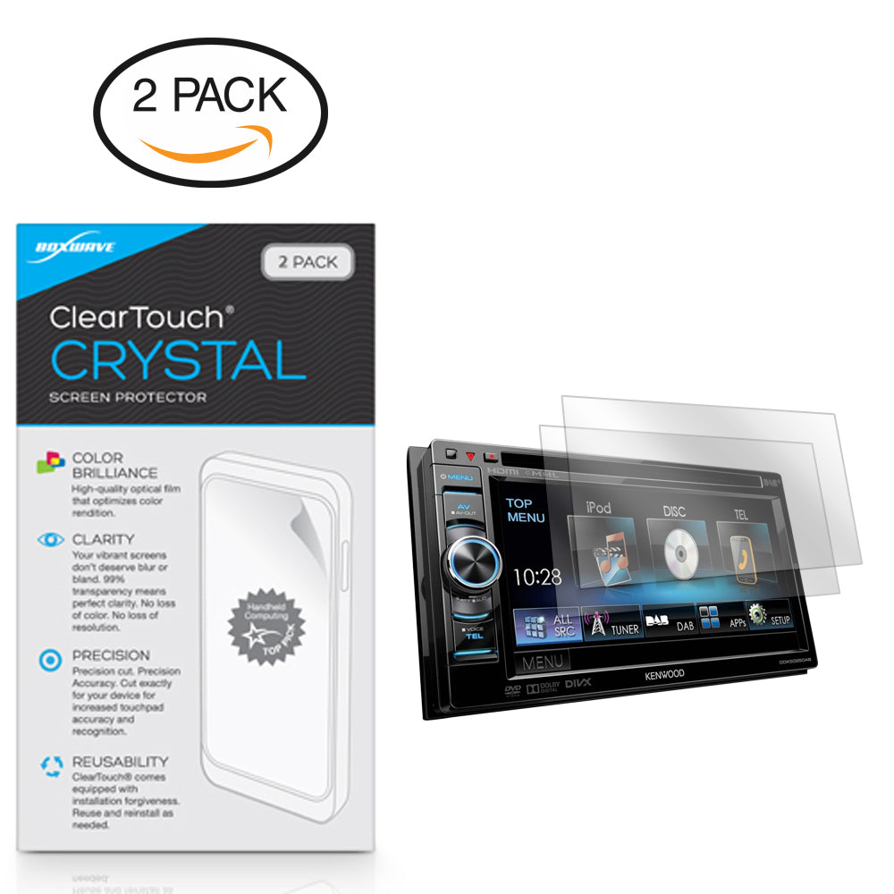 ClearTouch Crystal (2-Pack) - Kenwood DDX9905 Screen Protector