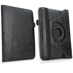 Midnight Crocodile Swivel Stand Case - Amazon Kindle Fire HD 7.0 (2012) Case