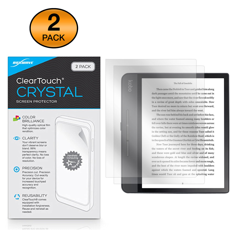 ClearTouch Crystal (2-Pack) - Kobo Forma Screen Protector
