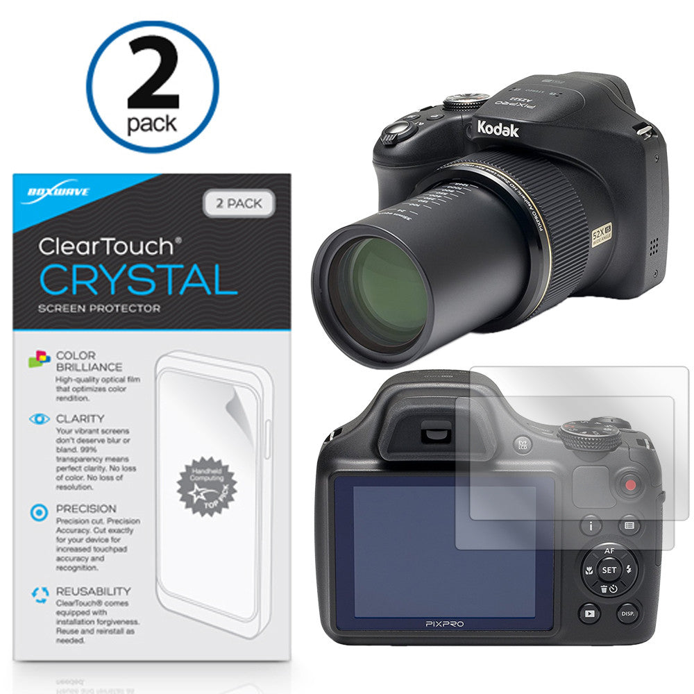 ClearTouch Crystal (2-Pack) - Kodak PixPro AZ522 Screen Protector