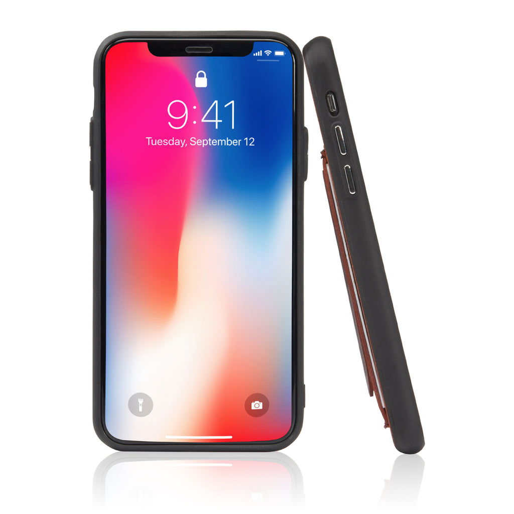 Leather Wallet Case with Snapstand - Apple iPhone X Case
