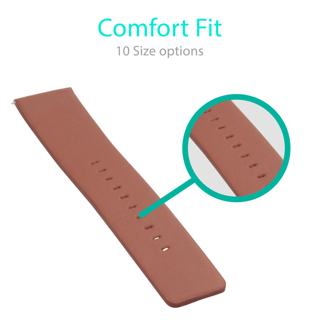 LeatherLux Watch Strap - Fitbit Versa Strap