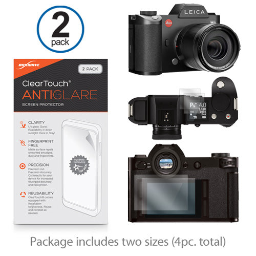 ClearTouch Anti-Glare (2-Pack) - Leica SL (Typ-601) Screen Protector