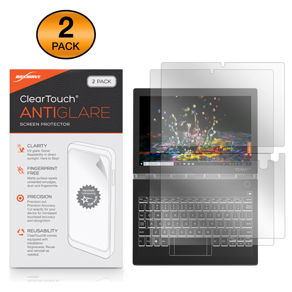 ClearTouch Anti-Glare (2-Pack) - Lenovo Yoga Book C930 (10.8 in) Screen Protector