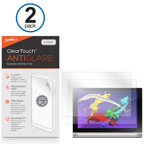 ClearTouch Anti-Glare (2-Pack) - Lenovo Yoga Tablet 2 8.0 Screen Protector