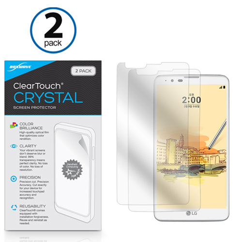 ClearTouch Crystal (2-Pack) - LG Stylus 2 Screen Protector