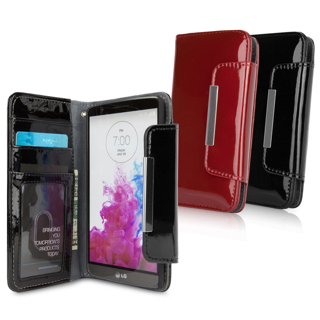 Patent Leather Clutch Case - LG G3 Case