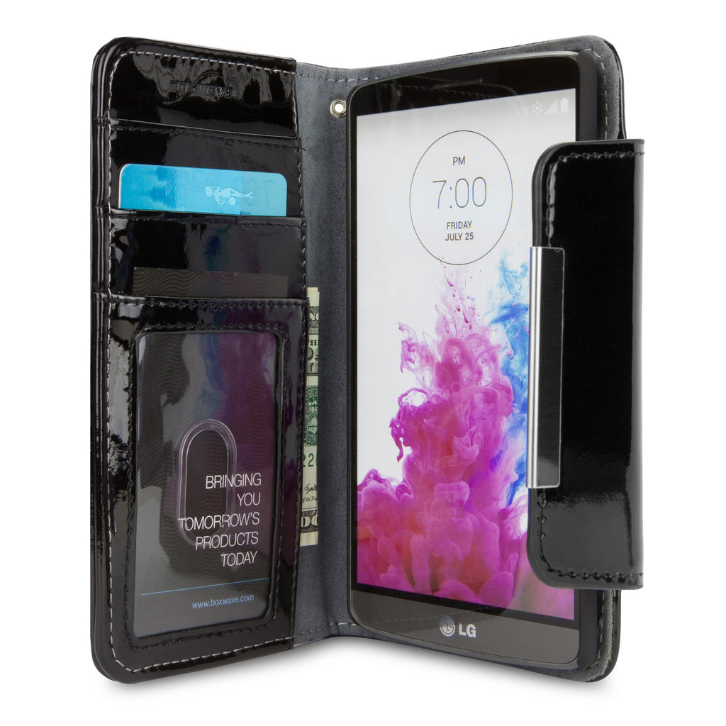 Patent Leather Clutch Case - LG G3 Case