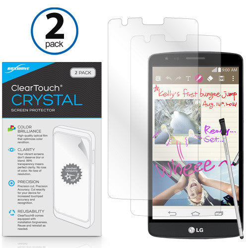 ClearTouch Crystal (2-Pack) - LG G3 Stylus Screen Protector