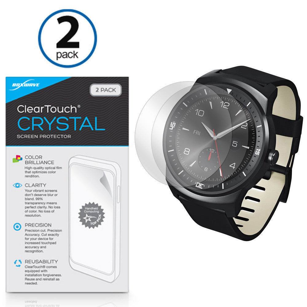 ClearTouch Crystal (2-Pack) - LG G Watch R W110 Screen Protector
