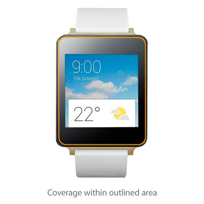 ClearTouch Anti-Glare (2-Pack) - LG G Watch W100 Screen Protector