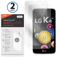 ClearTouch Anti-Glare (2-Pack) - LG K4 Screen Protector