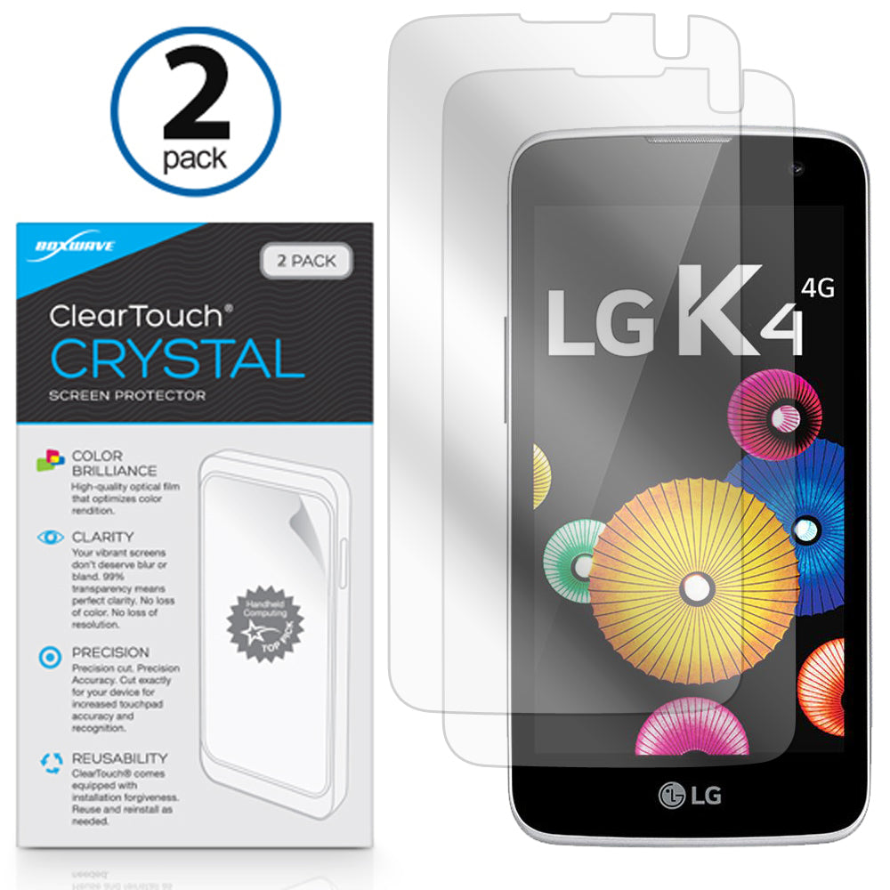 ClearTouch Crystal (2-Pack) - LG K4 Screen Protector