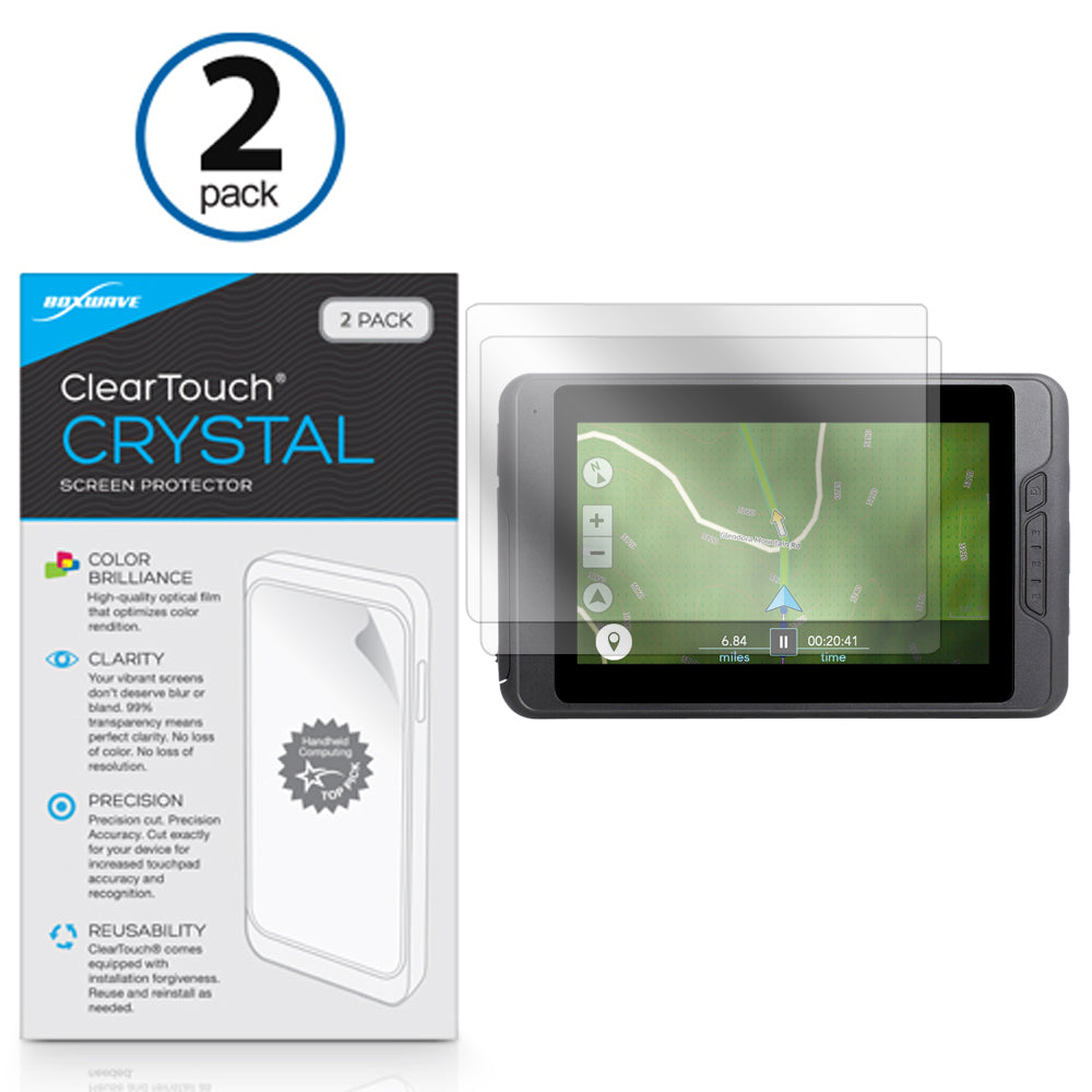 ClearTouch Crystal (2-Pack) - Magellan eXplorist TRX7 Screen Protector