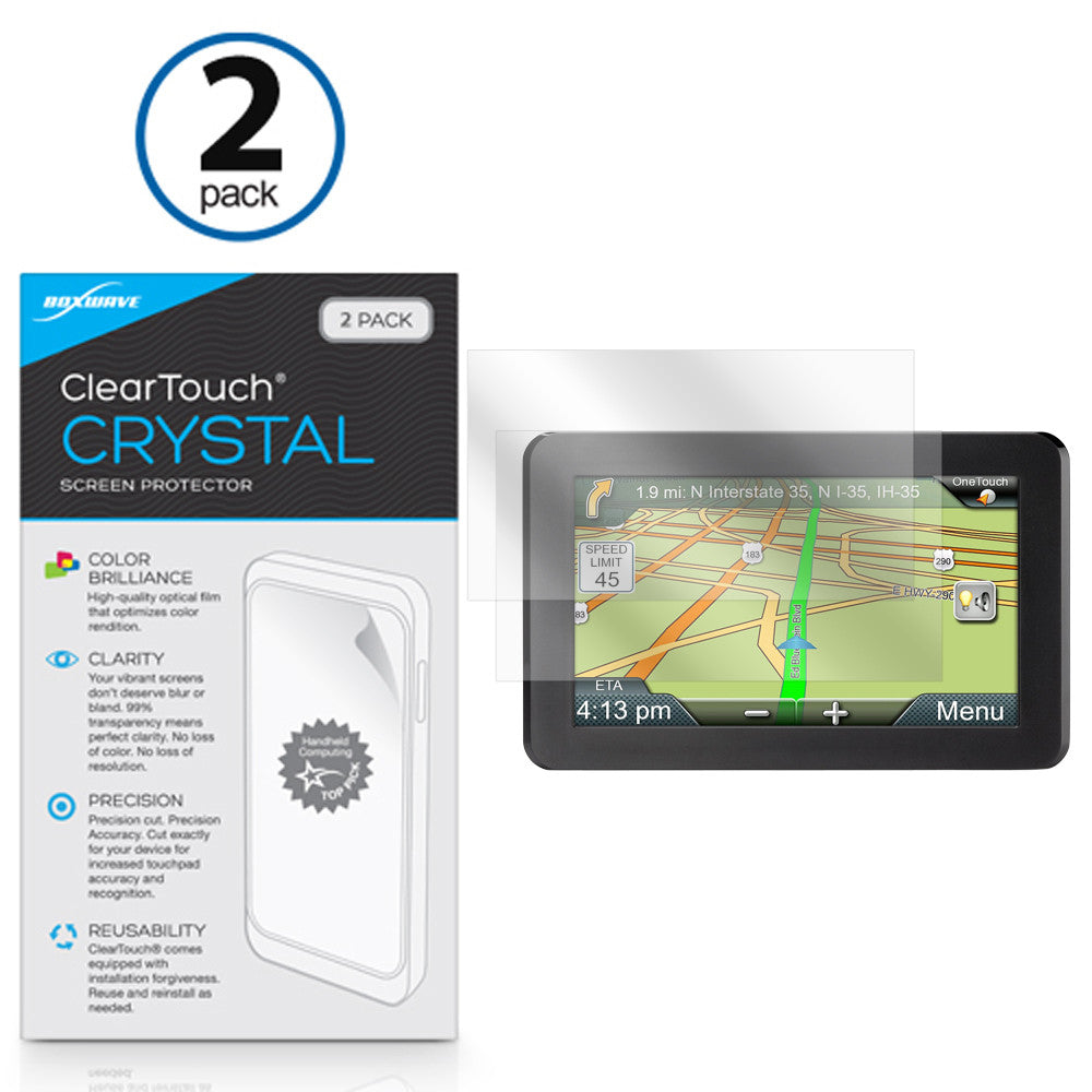 ClearTouch Crystal (2-Pack) - Magellan RoadMate 9400-LM Screen Protector