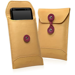Manila Leather Envelope - BlackBerry Curve 9350 Case