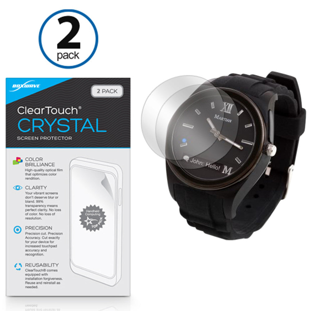 ClearTouch Crystal (2-Pack) - Martian Notifier Screen Protector