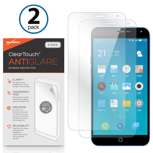 ClearTouch Anti-Glare (2-Pack) - Meizu M1 Note Screen Protector