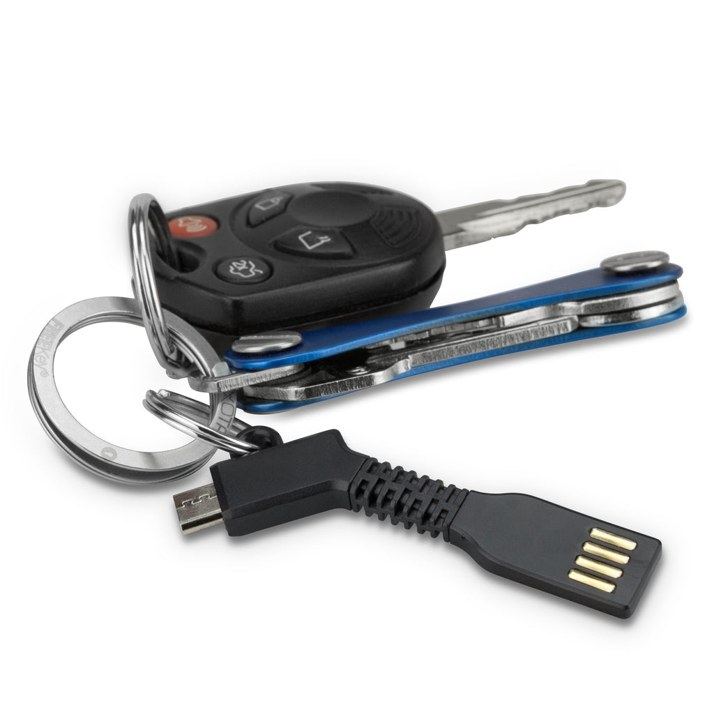 Micro USB Keychain Charger - Samsung Galaxy S4 Cable