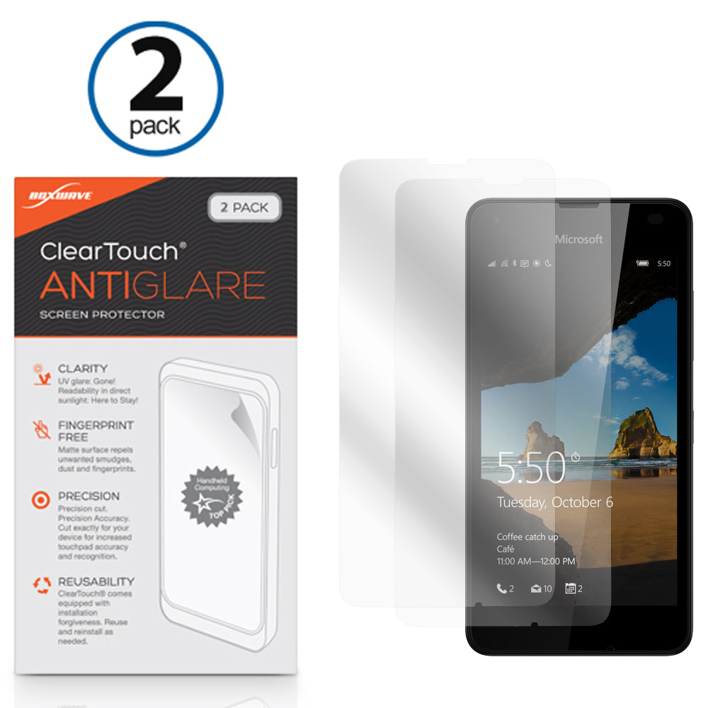 ClearTouch Anti-Glare (2-Pack) - Microsoft Lumia 550 Screen Protector