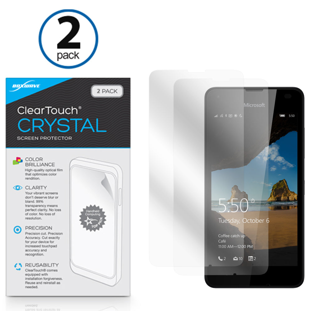 ClearTouch Crystal (2-Pack) - Microsoft Lumia 550 Screen Protector