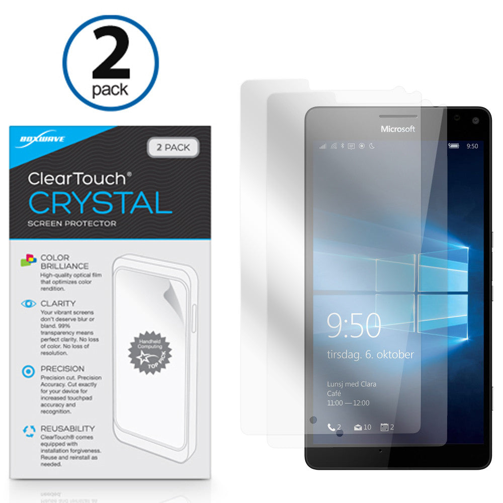 ClearTouch Crystal (2-Pack) - Microsoft Lumia 950 XL Screen Protector
