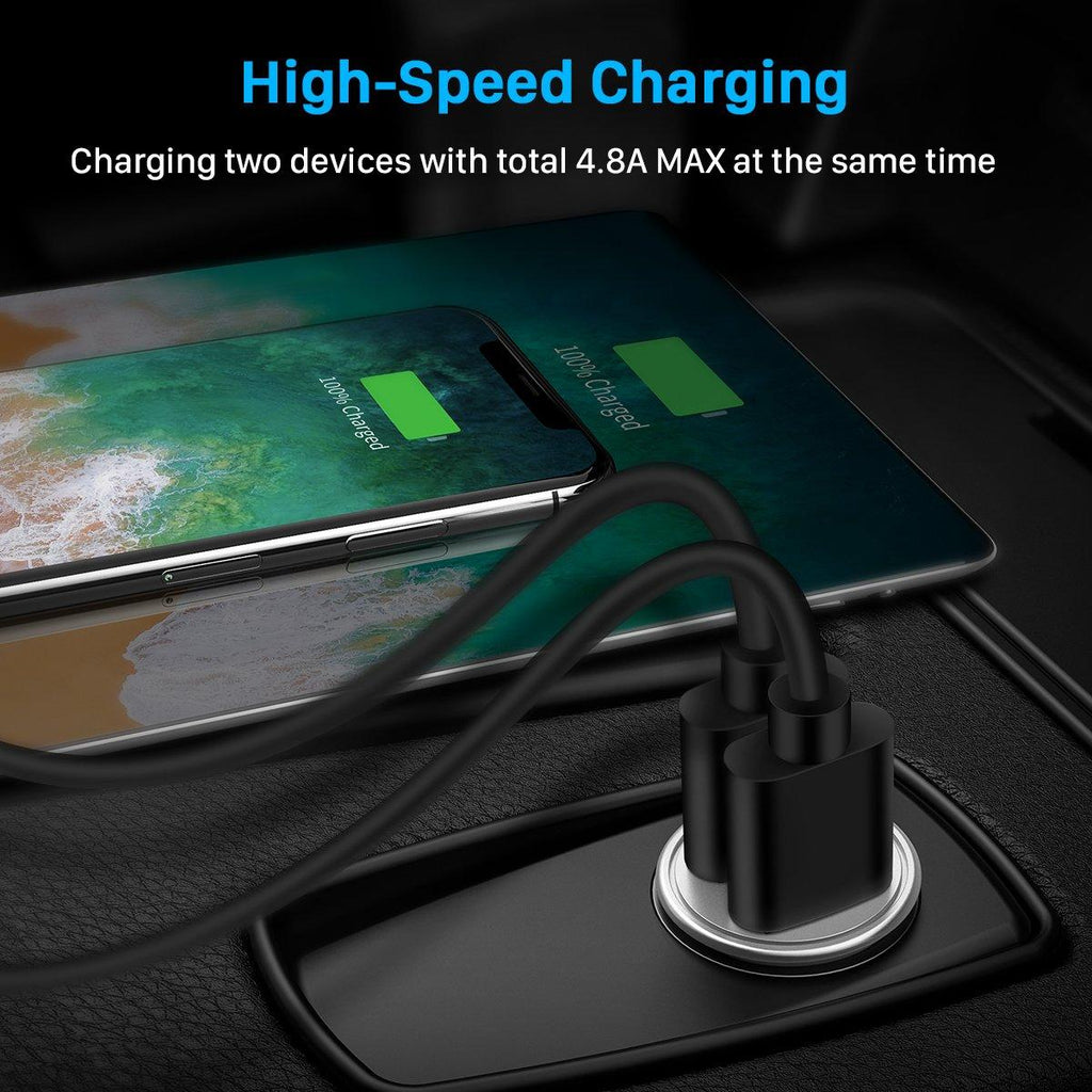 Minimus Car Charger with DirectSync Cable - Wahoo ELEMNT BOLT (2018) Car Charger