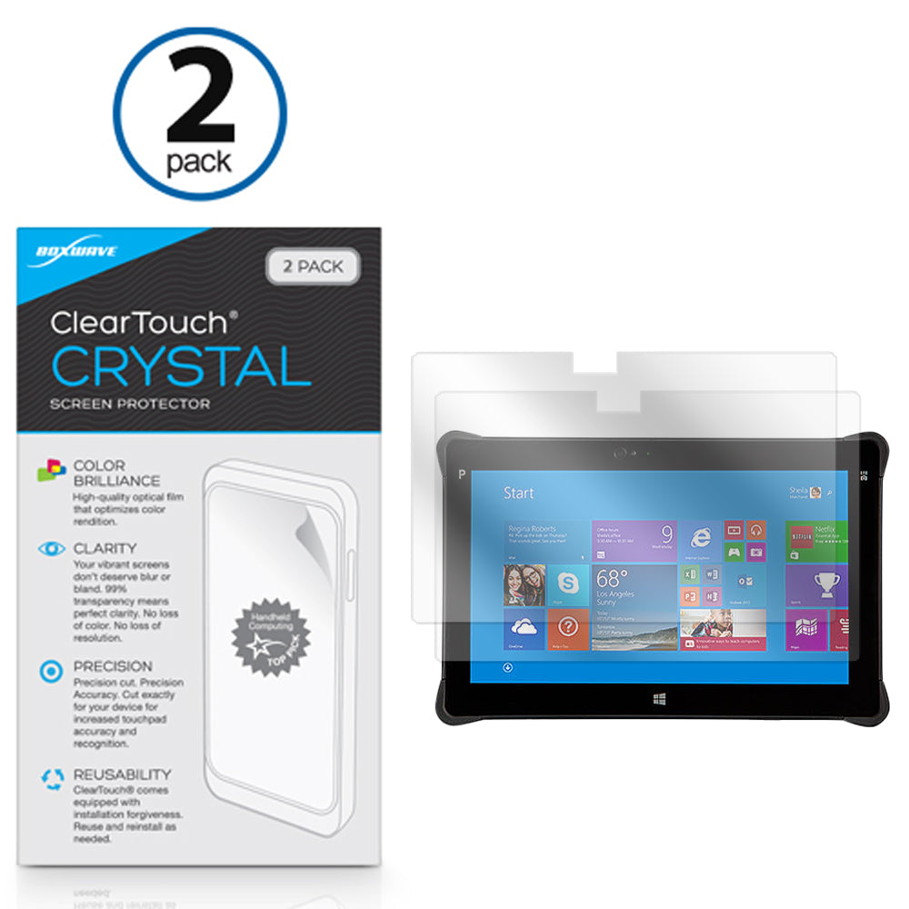 ClearTouch Crystal (2-Pack) - MobileDemand xTablet T1600 Screen Protector