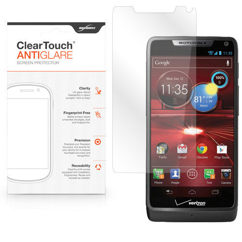 ClearTouch Anti-Glare - Motorola Droid RAZR M Screen Protector