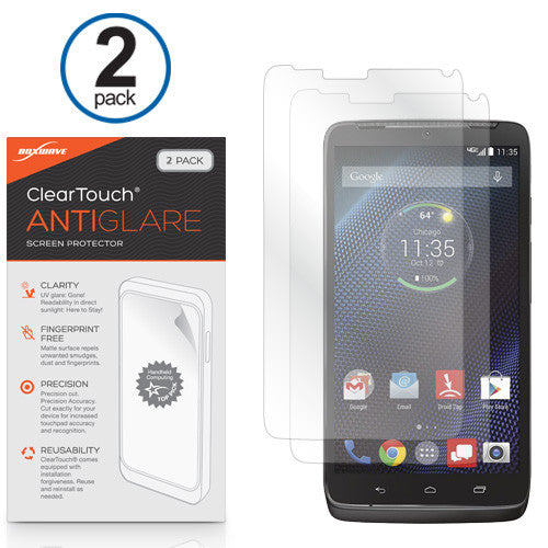 ClearTouch Anti-Glare (2-Pack) - Motorola Droid Turbo Screen Protector