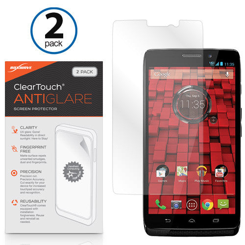 ClearTouch Anti-Glare (2-Pack) - Motorola Droid Ultra Screen Protector