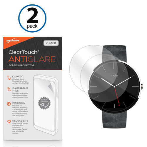 ClearTouch Anti-Glare (2-Pack) - Motorola Moto 360 Screen Protector