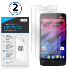 ClearTouch Crystal (2-Pack) - Motorola Moto Maxx Screen Protector