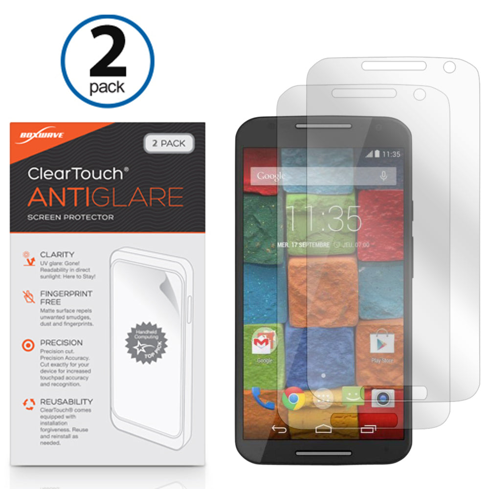 ClearTouch Anti-Glare (2-Pack) - Motorola Moto X (2017) Screen Protector