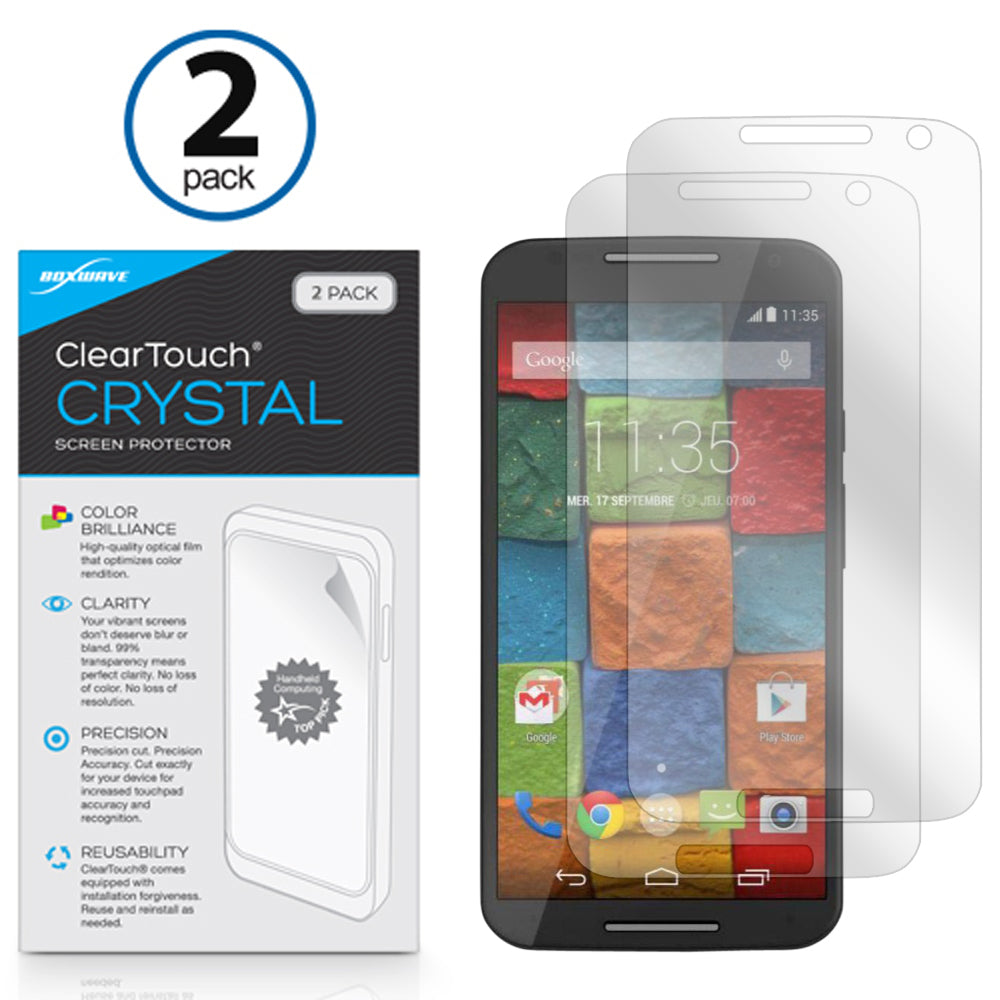 ClearTouch Crystal (2-Pack) - Motorola Moto X (2017) Screen Protector
