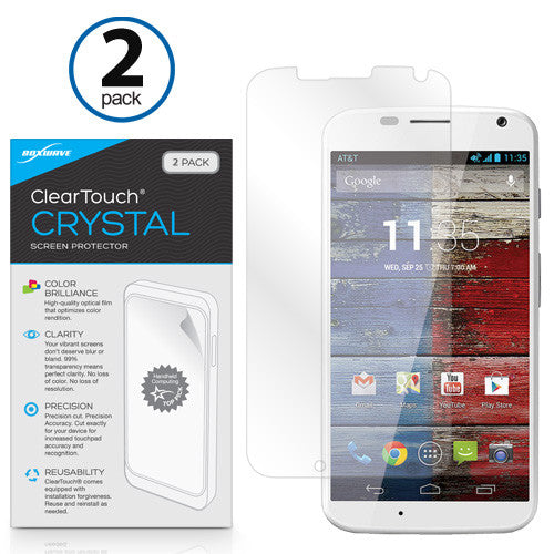 ClearTouch Crystal (2-Pack) - Motorola Moto X Screen Protector