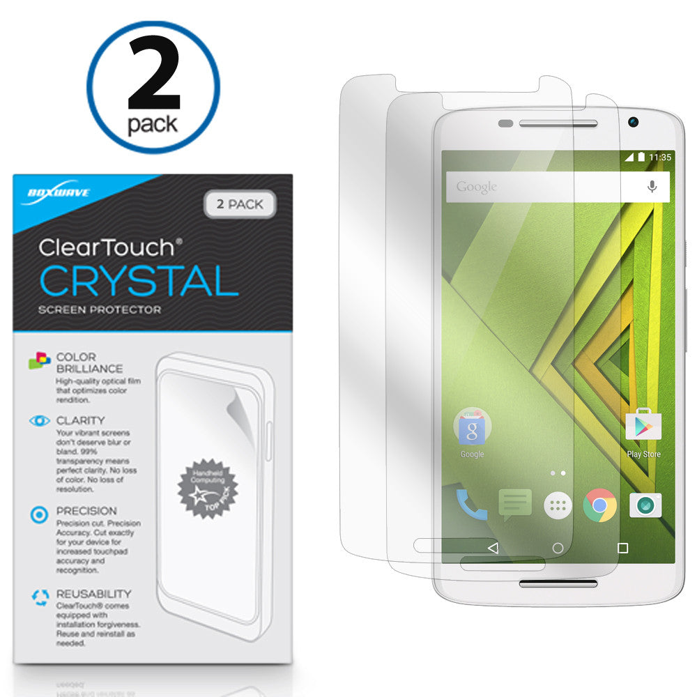 ClearTouch Crystal (2-Pack) - Motorola Moto X Play Screen Protector