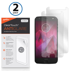 ClearTouch Anti-Glare (2-Pack) - Motorola Moto Z2 Force Screen Protector