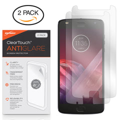 ClearTouch Anti-Glare (2-Pack) - Motorola Moto Z2 Play Screen Protector