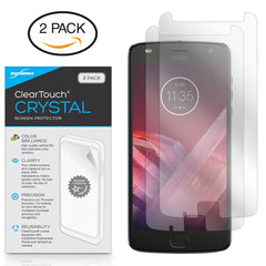 ClearTouch Crystal (2-Pack) - Motorola Moto Z2 Play Screen Protector