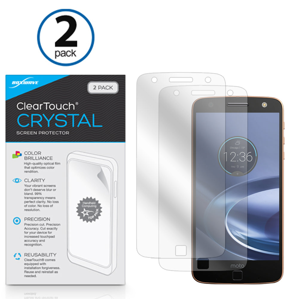 ClearTouch Crystal (2-Pack) - Motorola Moto Z Screen Protector