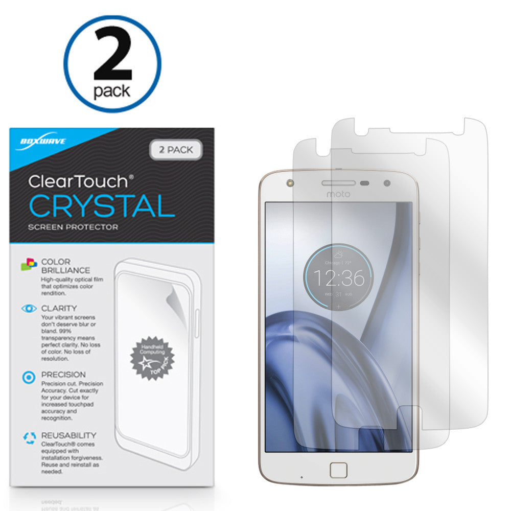 ClearTouch Crystal (2-Pack) - Motorola Moto Z Play Screen Protector