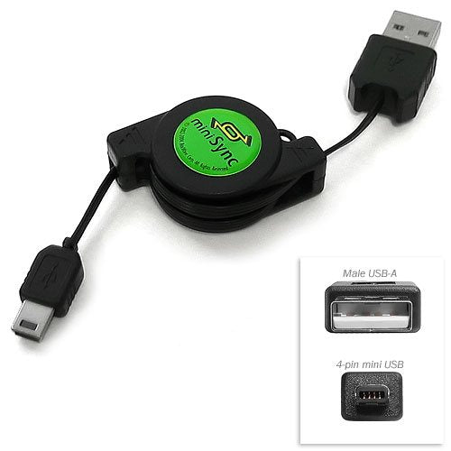 USB-A to Mini USB 4-Pin (Hi-Speed USB 2.0) miniSync for Computers