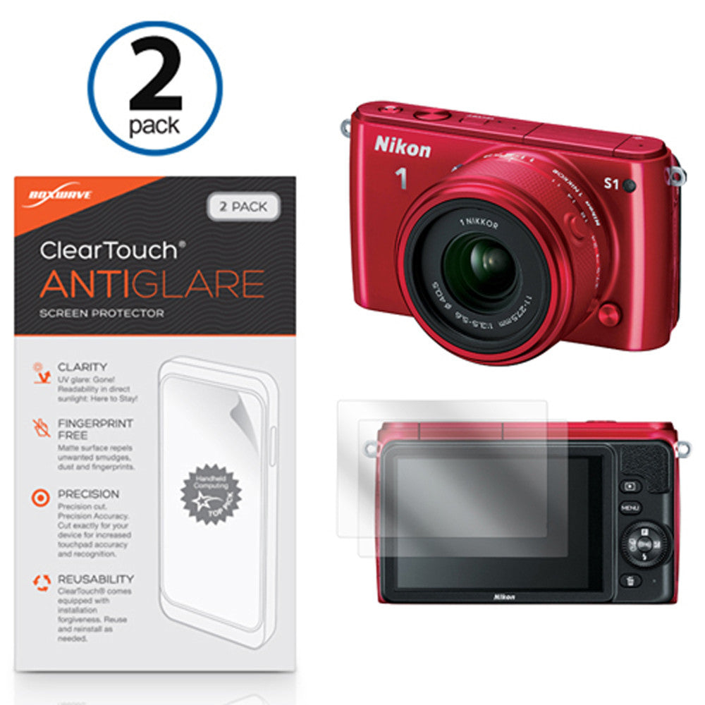 ClearTouch Anti-Glare (2-Pack) - Nikon 1 S1 Screen Protector