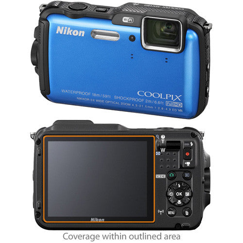 ClearTouch Anti-Glare (2-Pack) - Nikon Coolpix AW120 Screen Protector