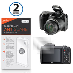 ClearTouch Anti-Glare (2-Pack) - Nikon Coolpix L110 Screen Protector